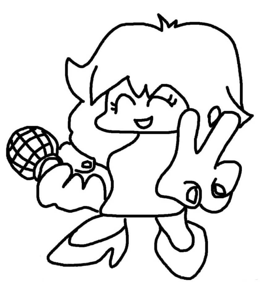Desenho gratuito Friday Night Funkin' #174548 da colecao Videogames para imprimir