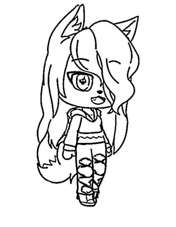 Desenho gratuito Gacha Life #174523 da colecao Videogames para imprimir