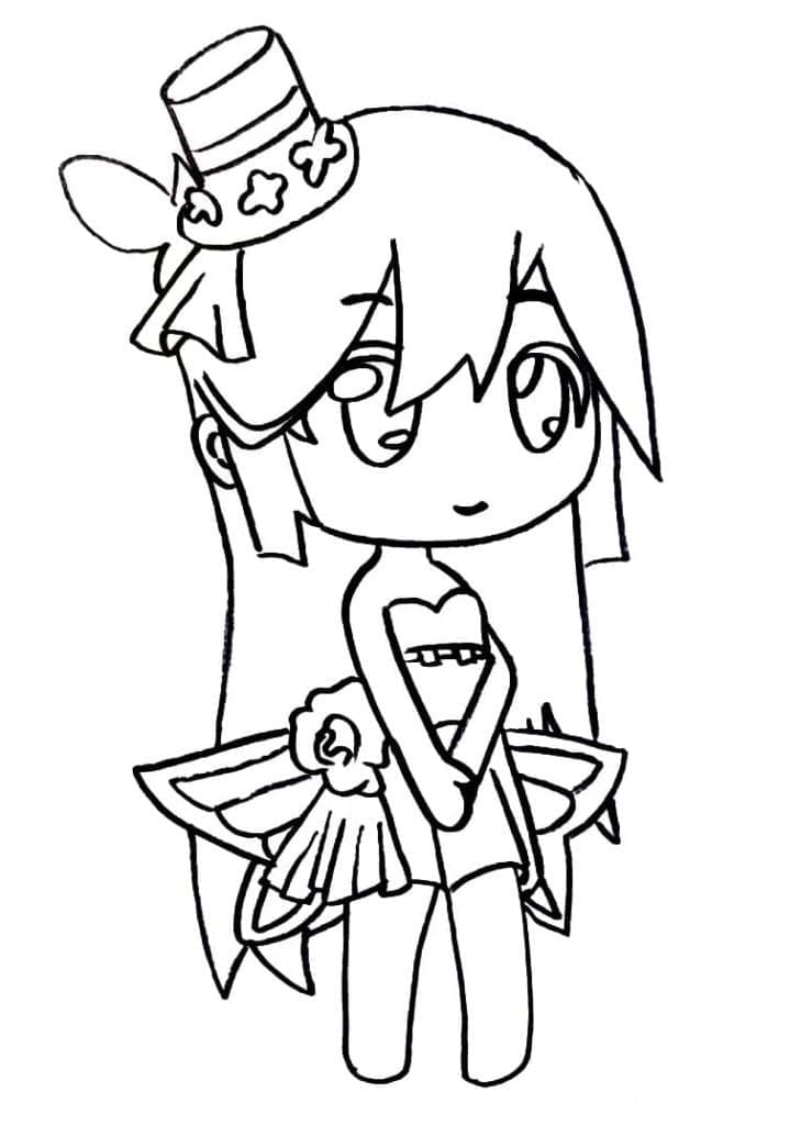 Desenho gratuito Gacha Life #174525 da colecao Videogames para imprimir