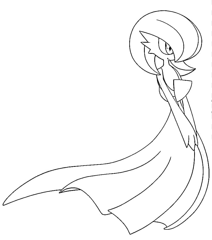 Desenho gratuito Gardevoir #181508 da colecao Videogames para imprimir