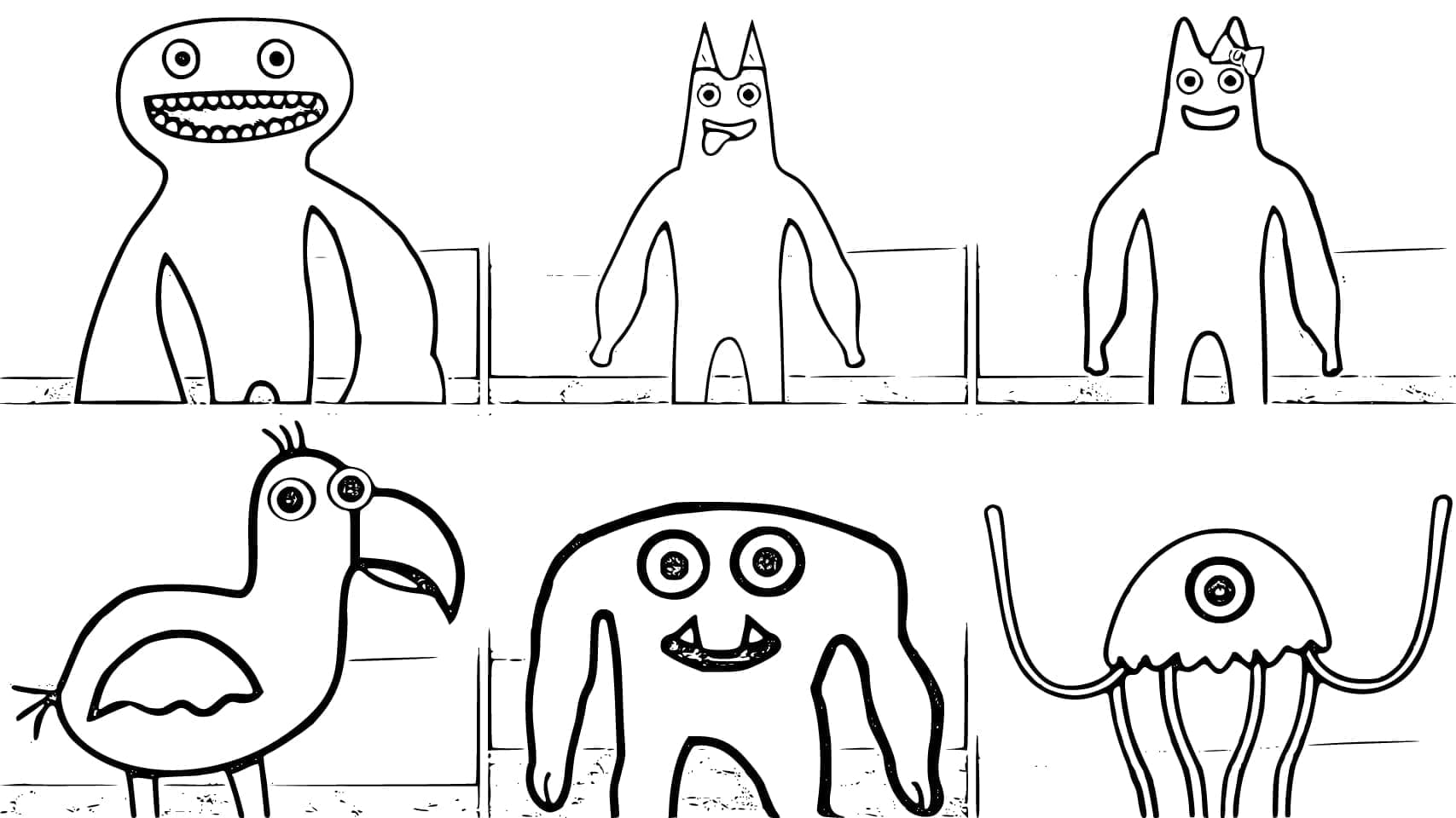 Desenho gratuito Garten of Banban #189207 da colecao Videogames para imprimir