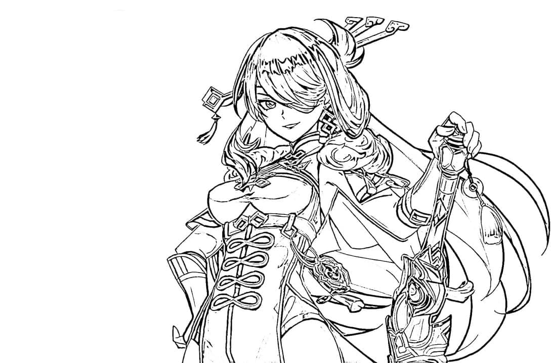 Desenho gratuito Genshin Impact #211660 da colecao Videogames para imprimir