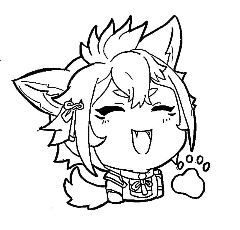 Página para colorir: Genshin Impact (Videogames) #211676 - Páginas para Colorir Imprimíveis Gratuitamente