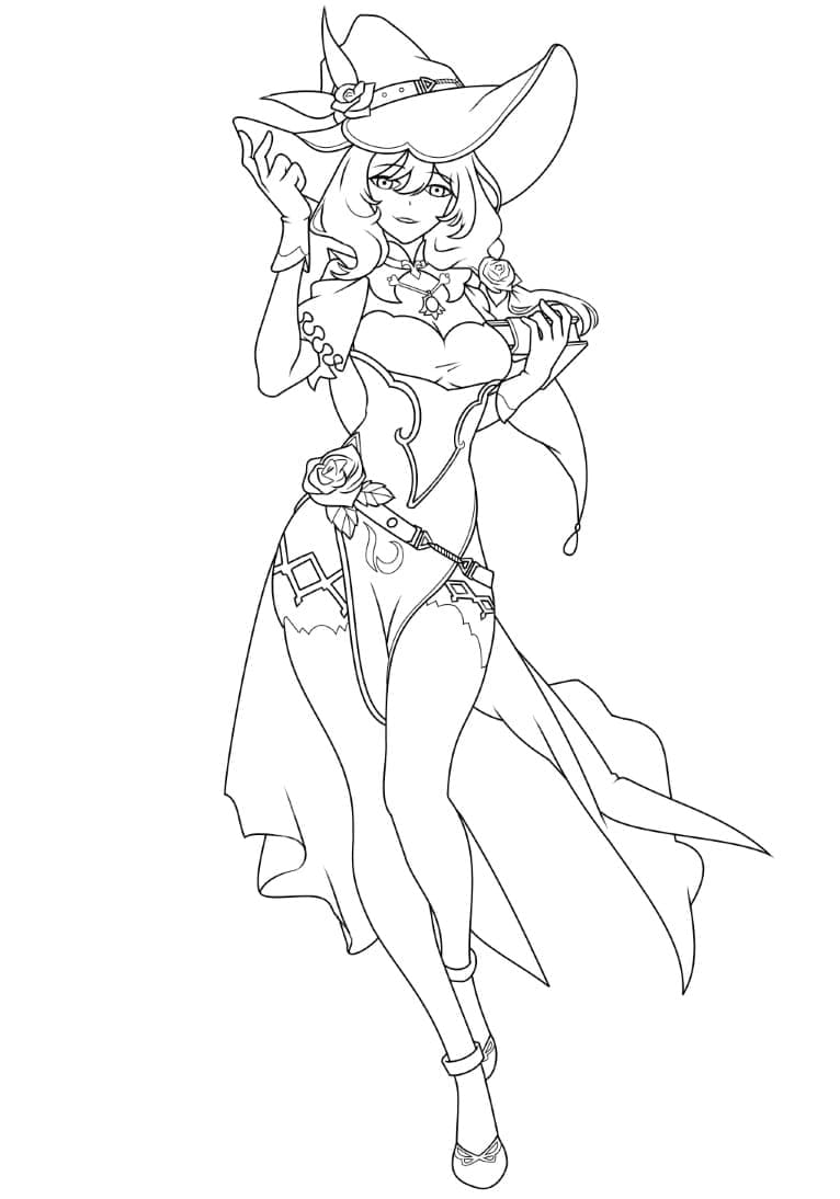 Página para colorir: Genshin Impact (Videogames) #211694 - Páginas para Colorir Imprimíveis Gratuitamente