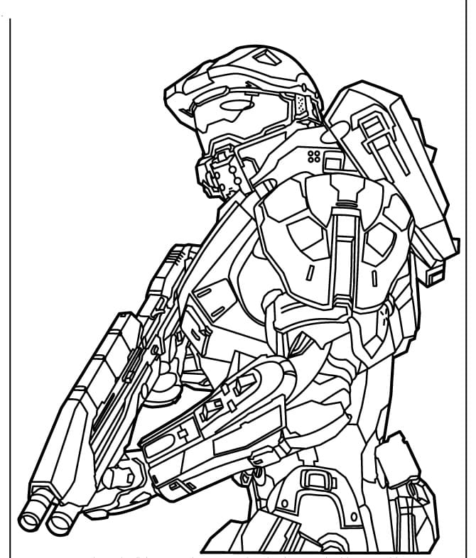 Desenho gratuito Halo #200120 da colecao Videogames para imprimir