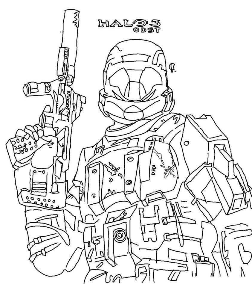Desenho gratuito Halo #200135 da colecao Videogames para imprimir