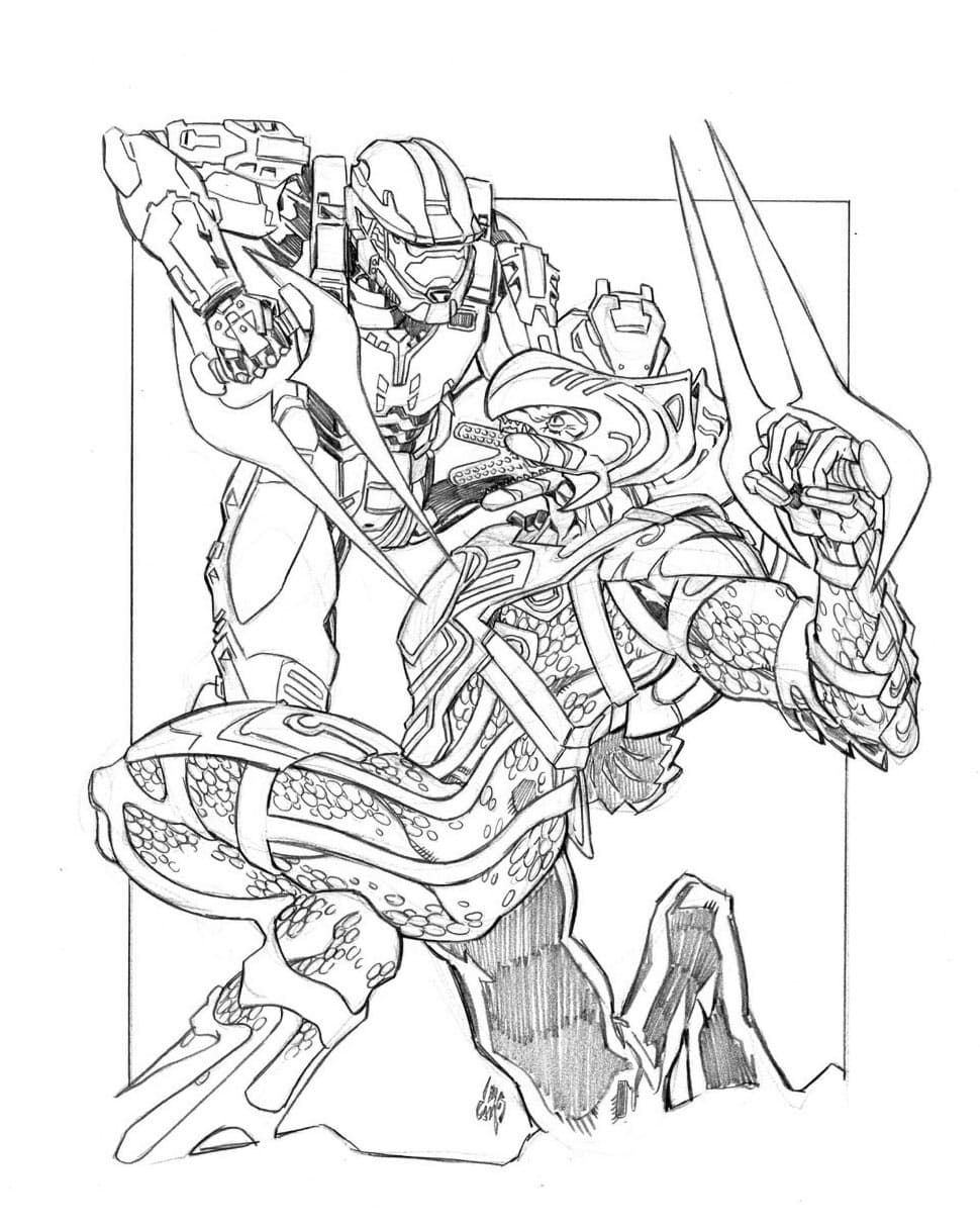 Desenho gratuito Halo #200141 da colecao Videogames para imprimir