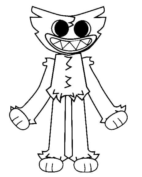Desenho gratuito Huggy Wuggy #206868 da colecao Videogames para imprimir