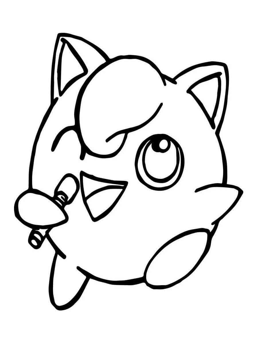 Desenho gratuito Jigglypuff #181468 da colecao Videogames para imprimir