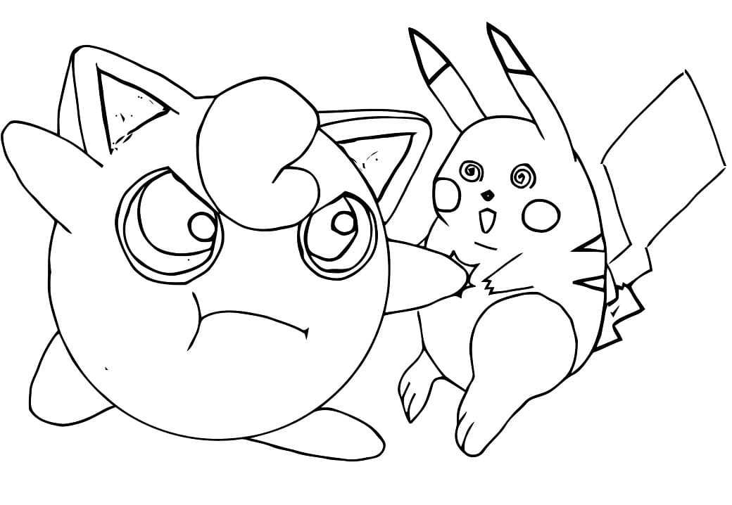 Desenho gratuito Jigglypuff #181476 da colecao Videogames para imprimir