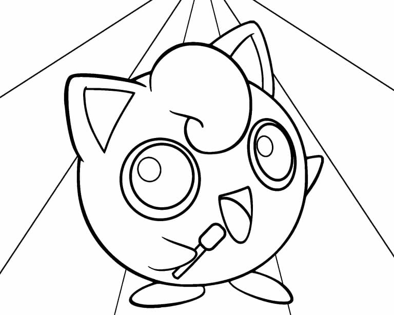 Desenho gratuito Jigglypuff #181482 da colecao Videogames para imprimir