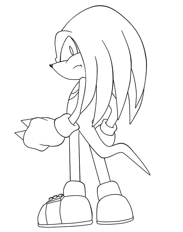 Desenho gratuito Knuckles #212928 da colecao Videogames para imprimir