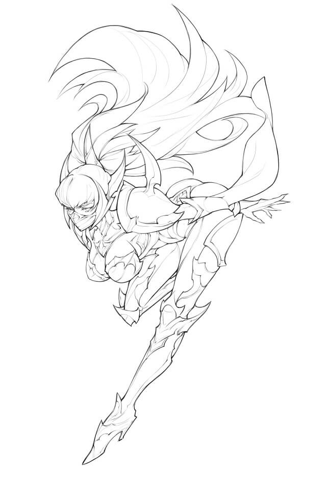Desenho gratuito League of Legends #173731 da colecao Videogames para imprimir