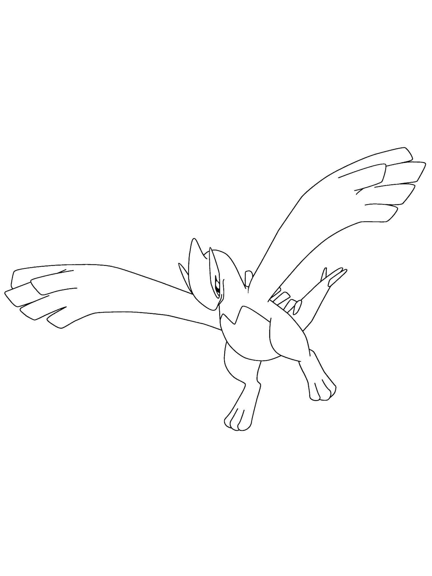 Desenho gratuito Lugia #181604 da colecao Videogames para imprimir