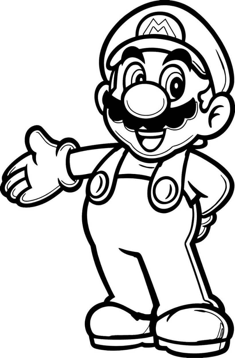 Desenho gratuito Mario #172132 da colecao Videogames para imprimir
