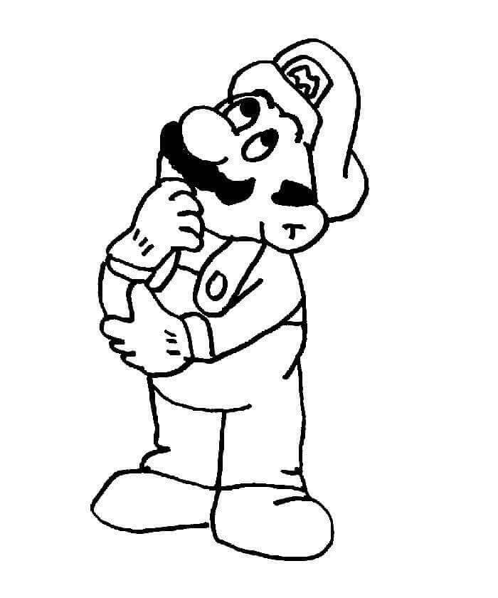 Desenho gratuito Mario #172156 da colecao Videogames para imprimir