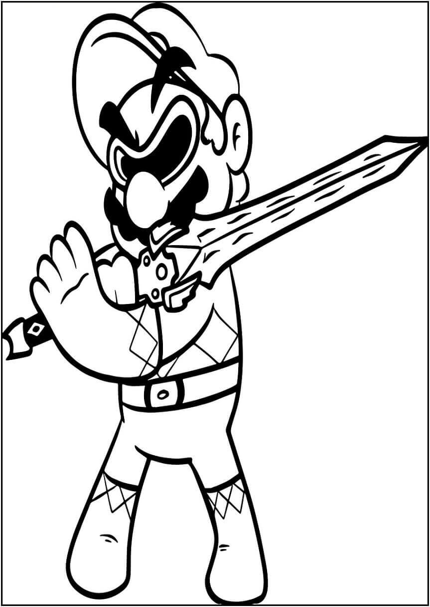 Desenho gratuito Mario #172162 da colecao Videogames para imprimir