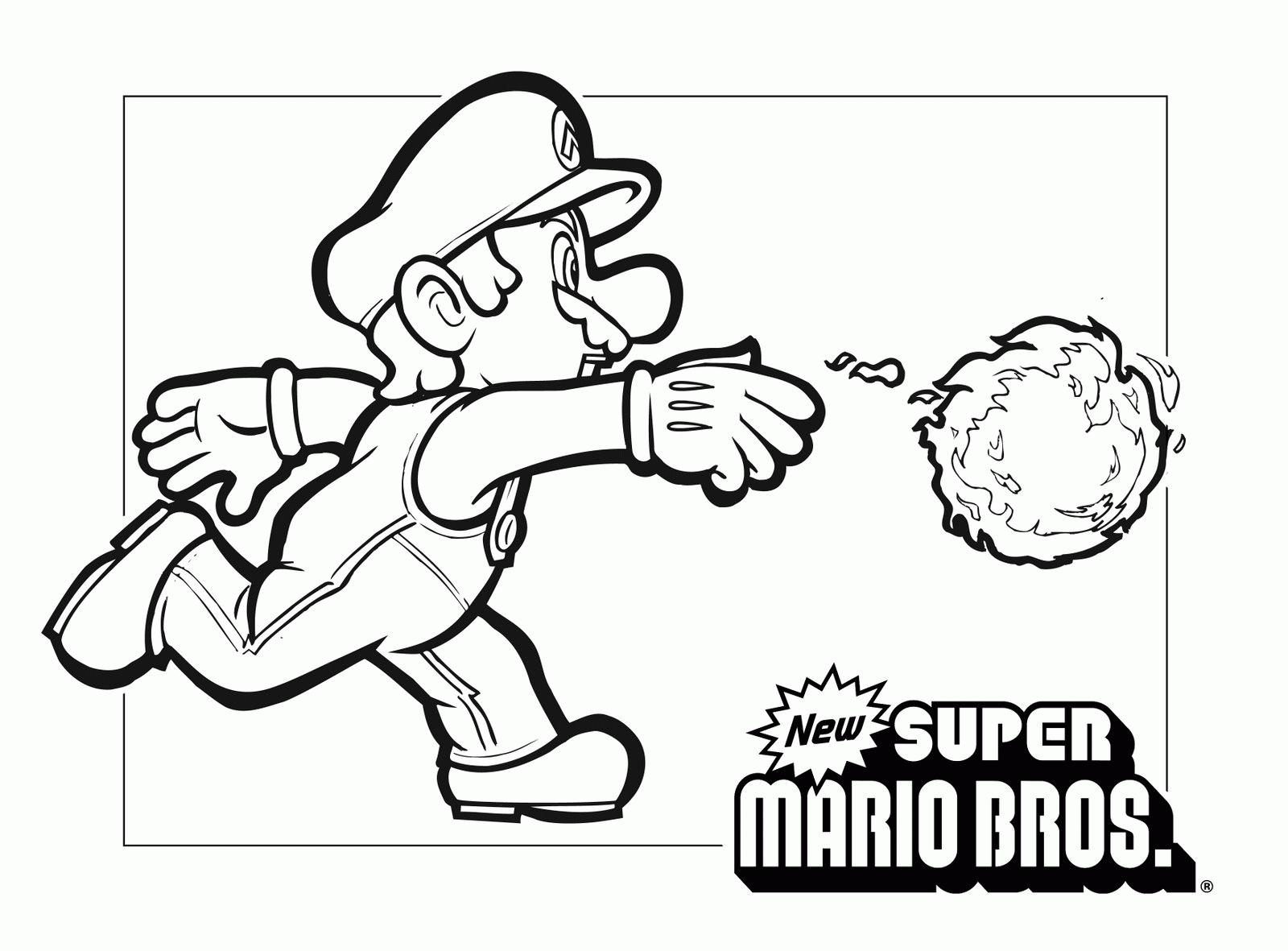 Desenho gratuito Mario Bros #112474 da colecao Videogames para imprimir