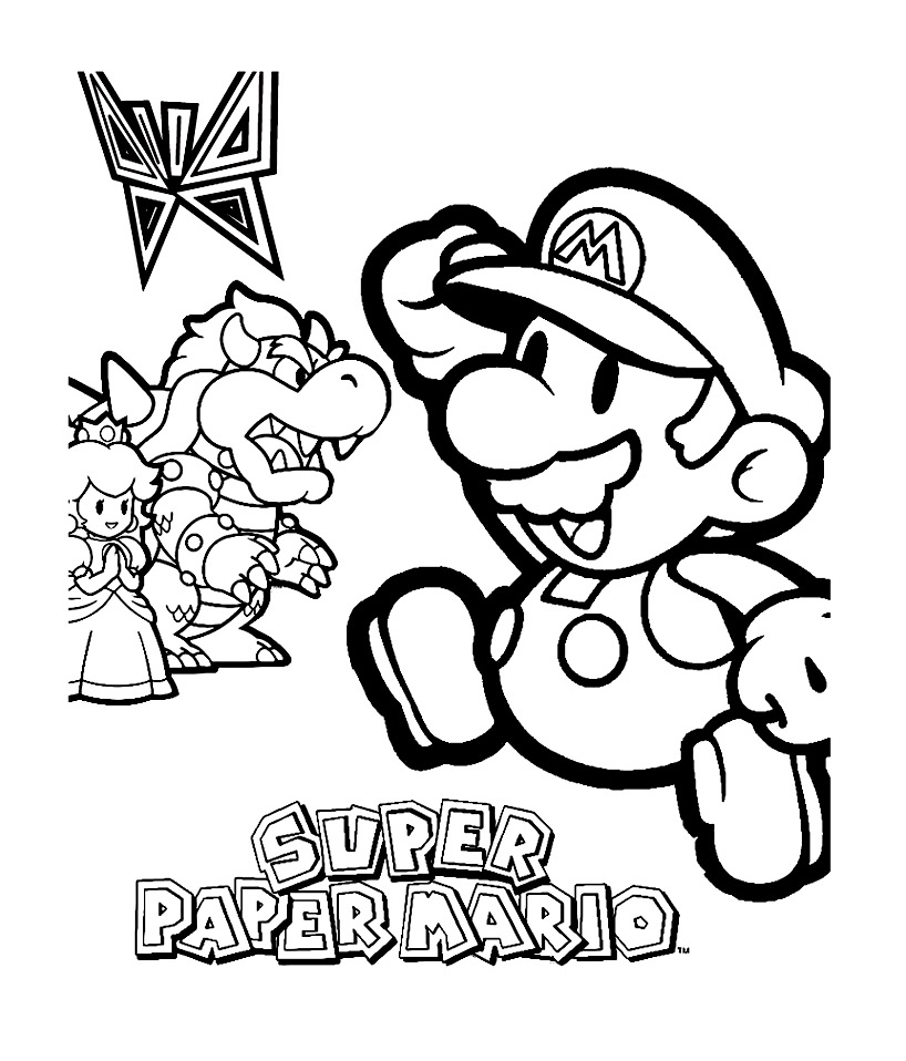 Página para colorir: Mario Bros (Videogames) #112526 - Páginas para Colorir Imprimíveis Gratuitamente