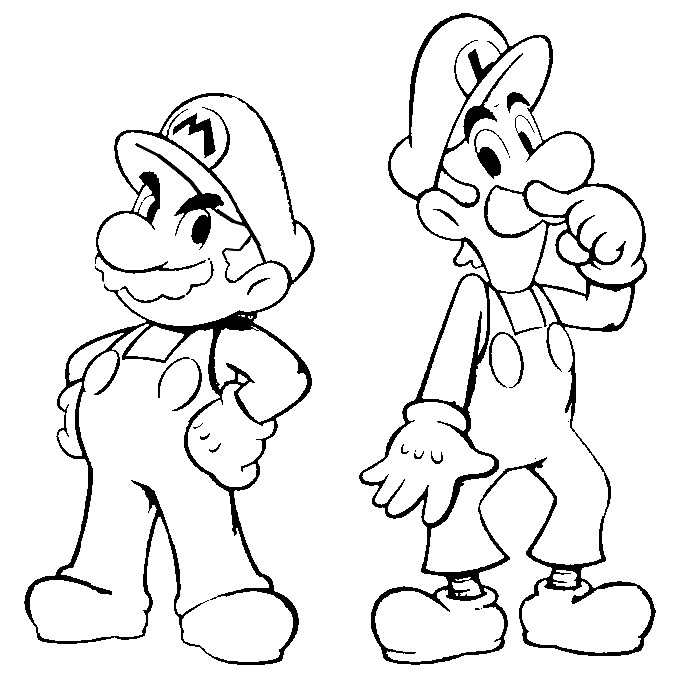 Desenho gratuito Mario Bros #112533 da colecao Videogames para imprimir