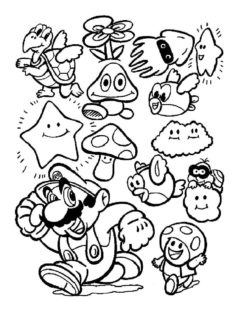 Desenho gratuito Mario Bros #112547 da colecao Videogames para imprimir Desenho gratuito Mario Bros #112547 da colecao Videogames para imprimir
