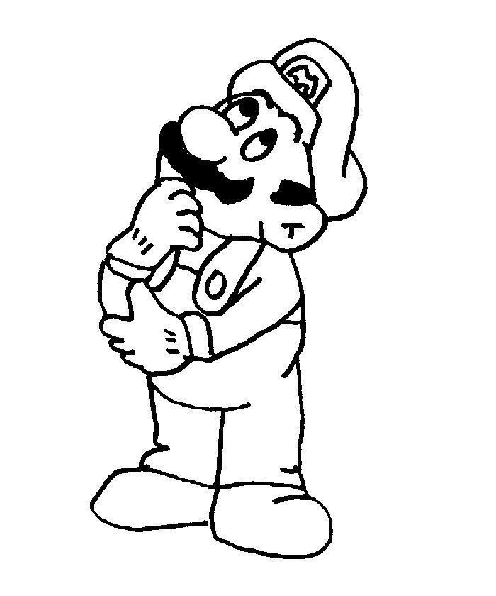 Desenho gratuito Mario Bros #112549 da colecao Videogames para imprimir
