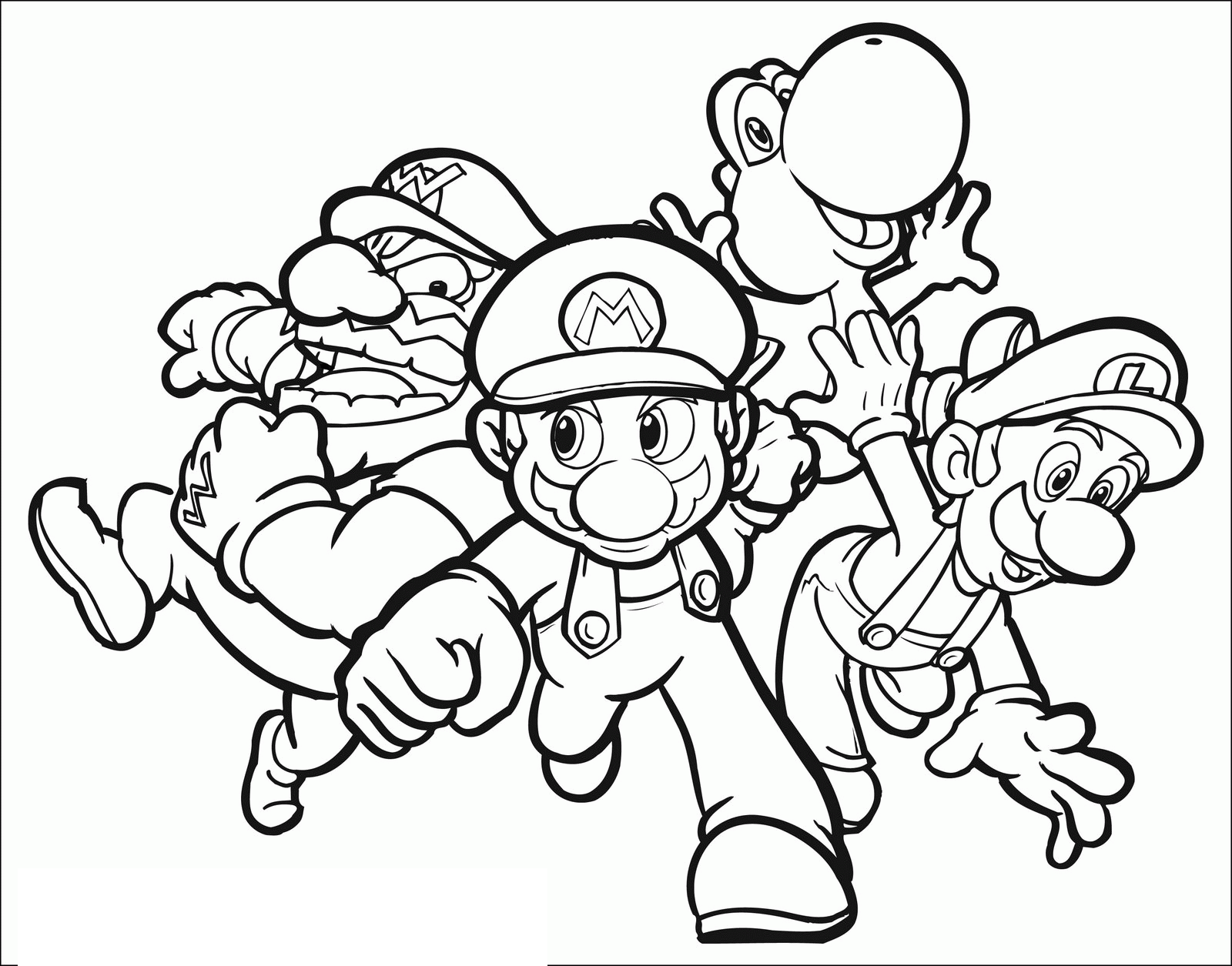 Desenho gratuito Mario Bros #112552 da colecao Videogames para imprimir