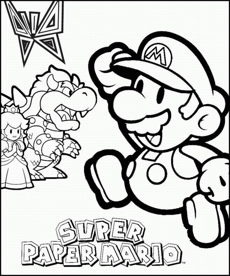 Desenho gratuito Mario Bros #112555 da colecao Videogames para imprimir