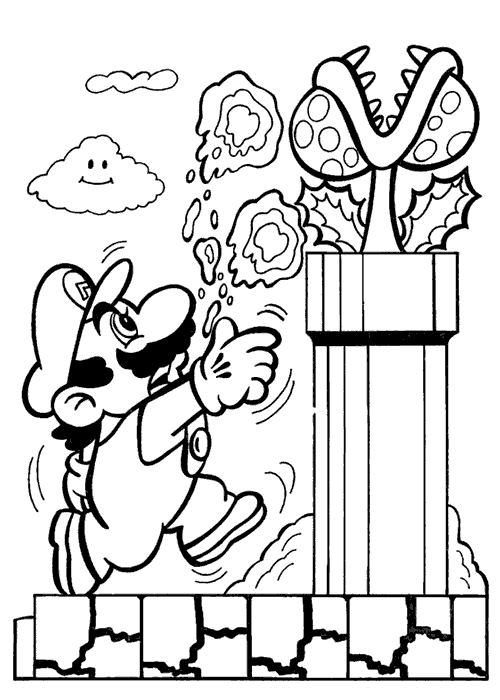 Desenho gratuito Mario Bros #112562 da colecao Videogames para imprimir