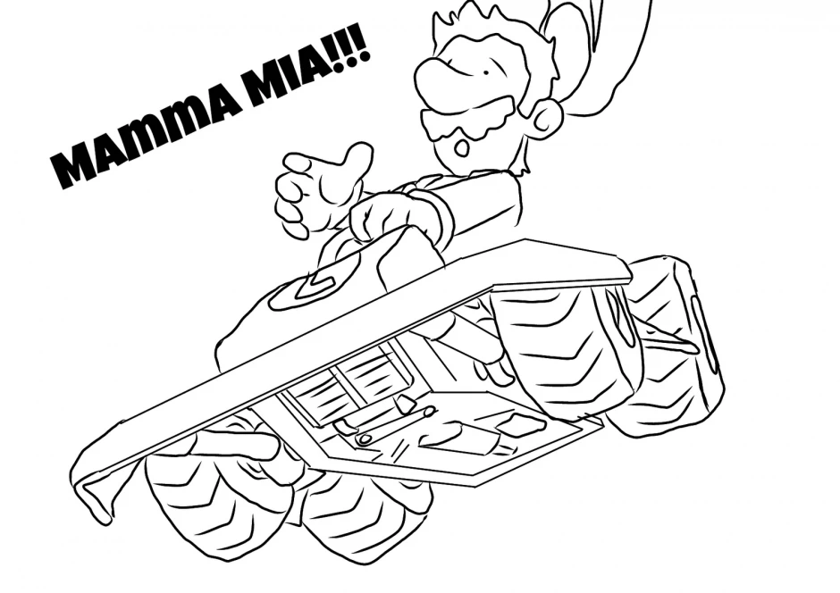 Desenho gratuito Mario Kart #154472 da colecao Videogames para imprimir