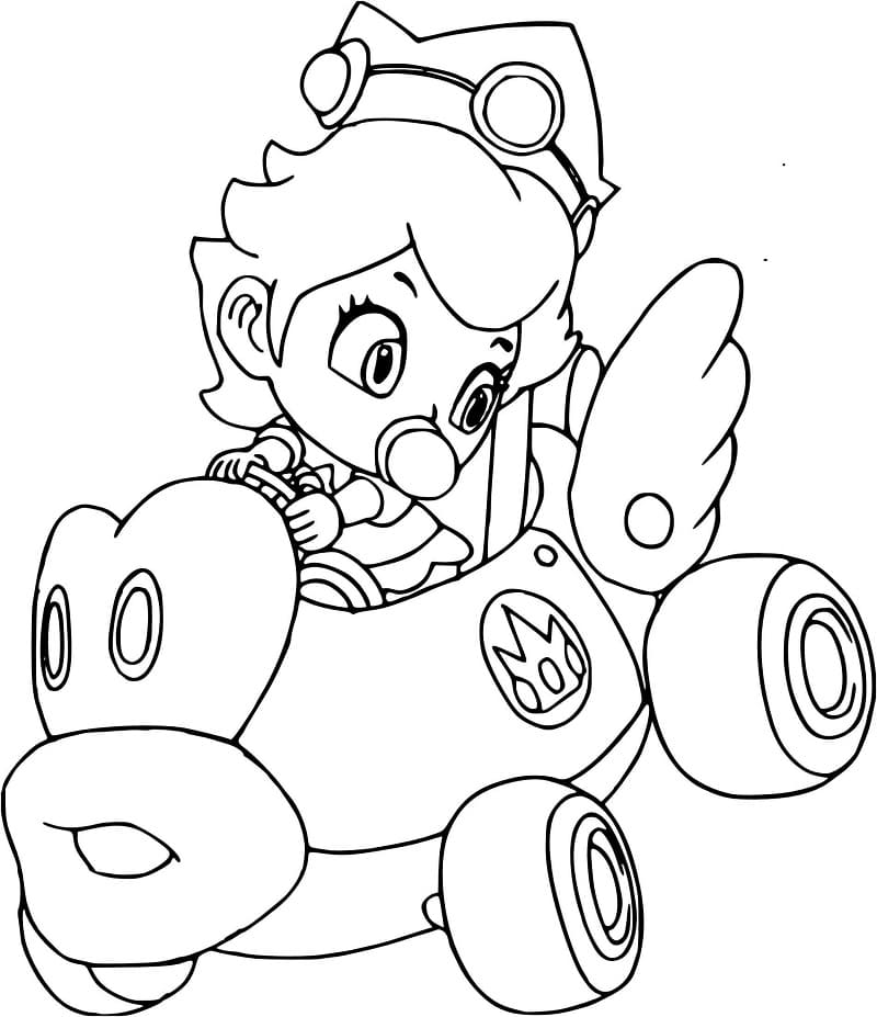 Desenho gratuito Mario Kart #183557 da colecao Videogames para imprimir