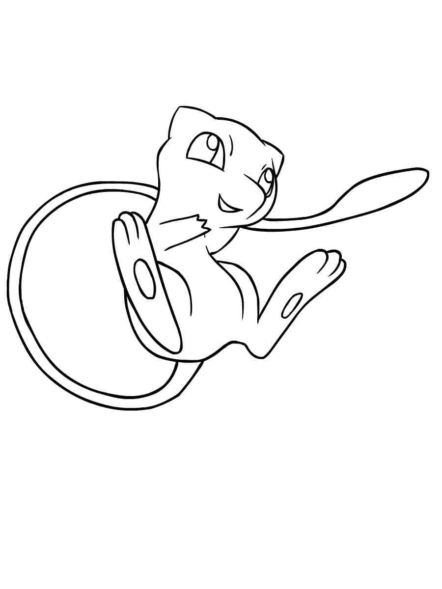 Desenho gratuito Mew #187439 da colecao Videogames para imprimir