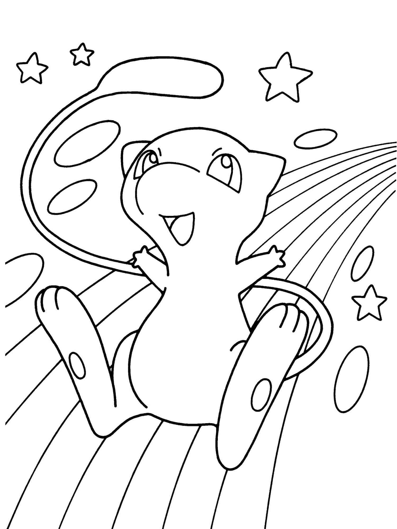 Desenho gratuito Mew #187442 da colecao Videogames para imprimir