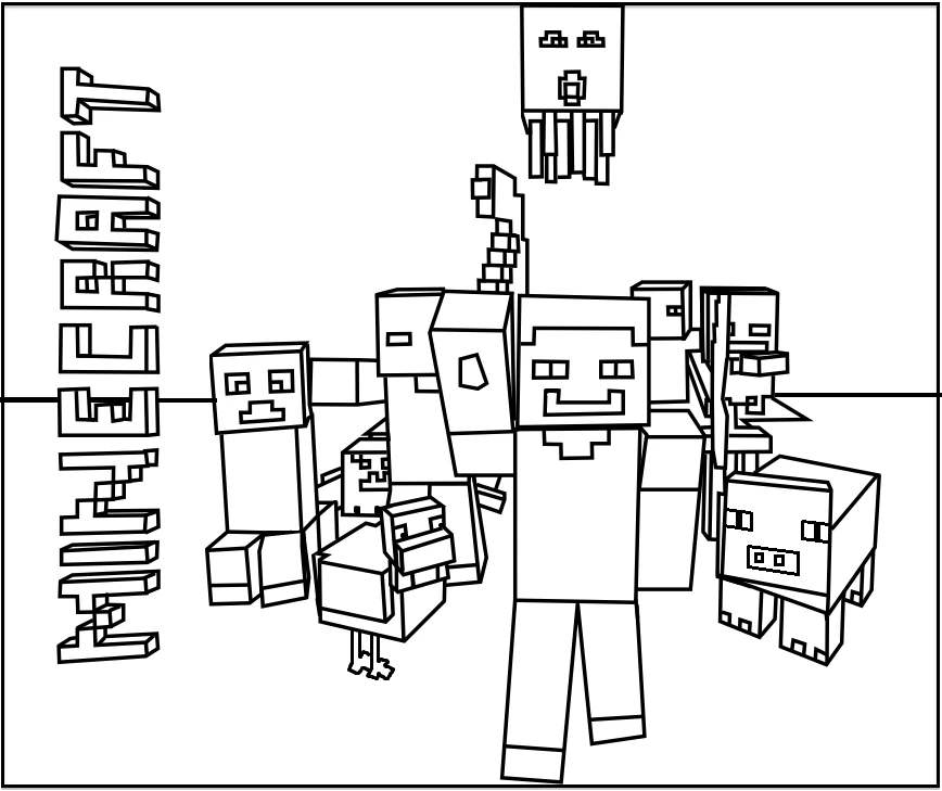 Desenho gratuito Minecraft #113761 da colecao Videogames para imprimir