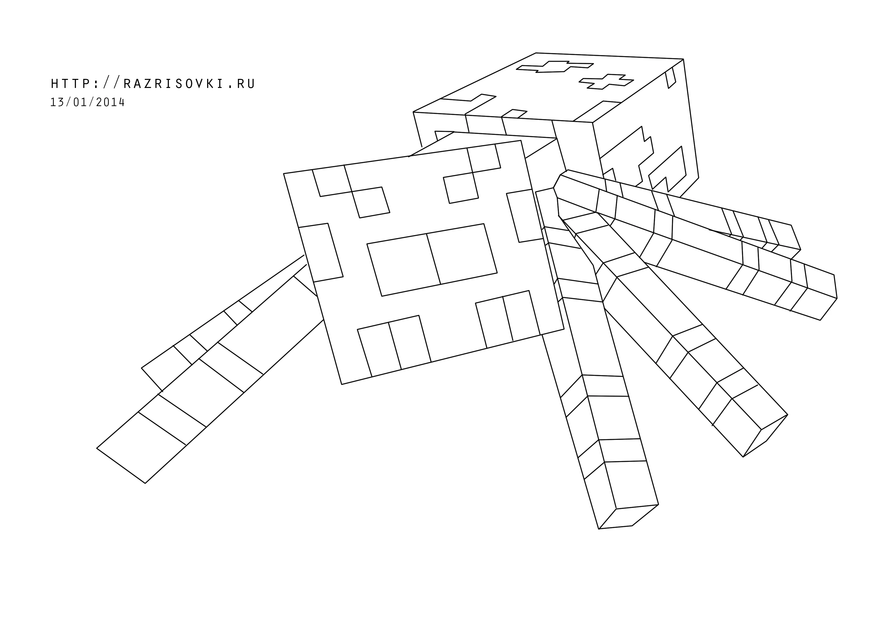 Desenho gratuito Minecraft #113805 da colecao Videogames para imprimir