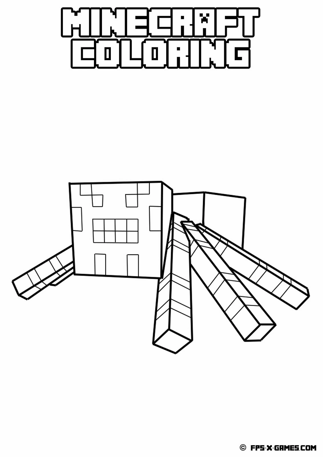 Desenho gratuito Minecraft #113846 da colecao Videogames para imprimir