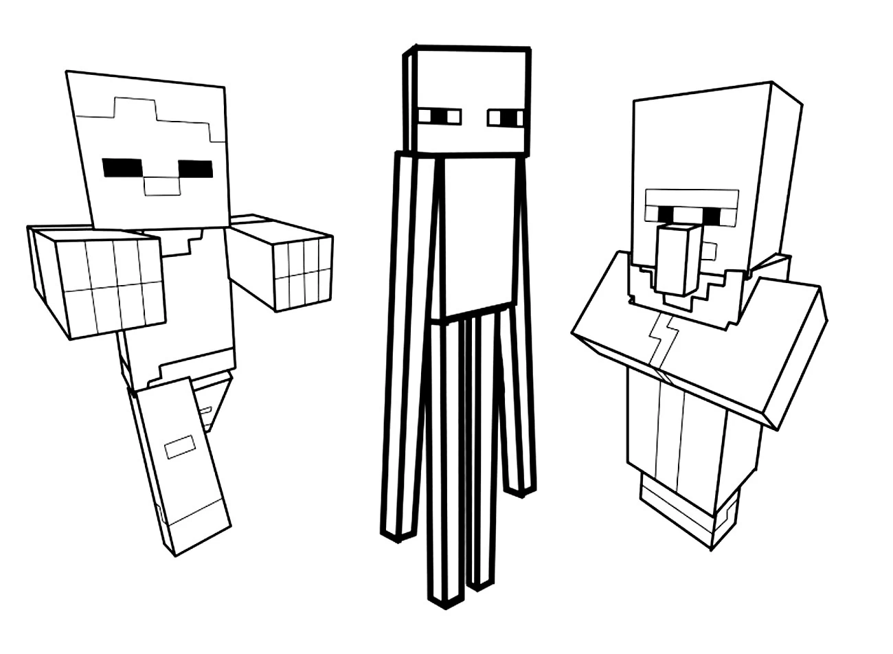 Página para colorir de Minecraft #113873 pertencente à coleção Videogames Página para colorir de Minecraft #113873 pertencente à coleção Videogames