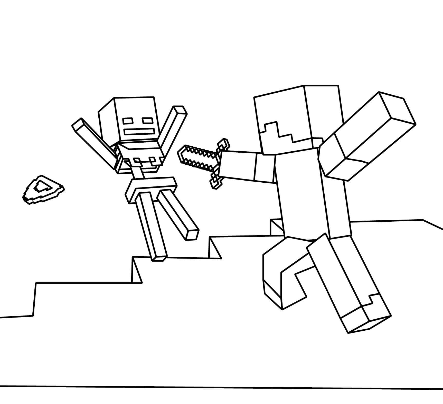 Desenho gratuito Minecraft #171176 da colecao Videogames para imprimir