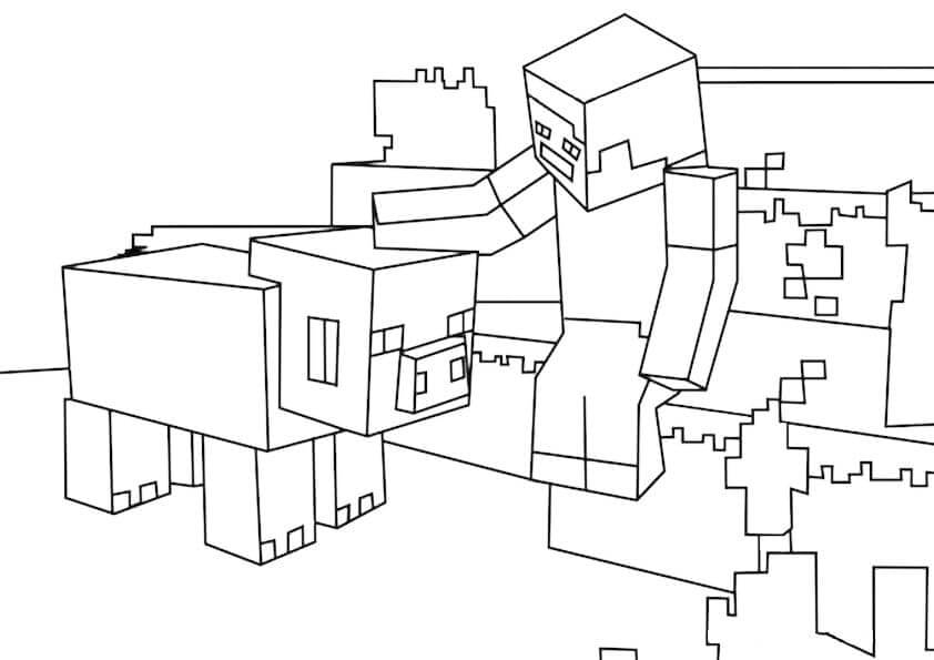 Desenho gratuito Minecraft #171183 da colecao Videogames para imprimir