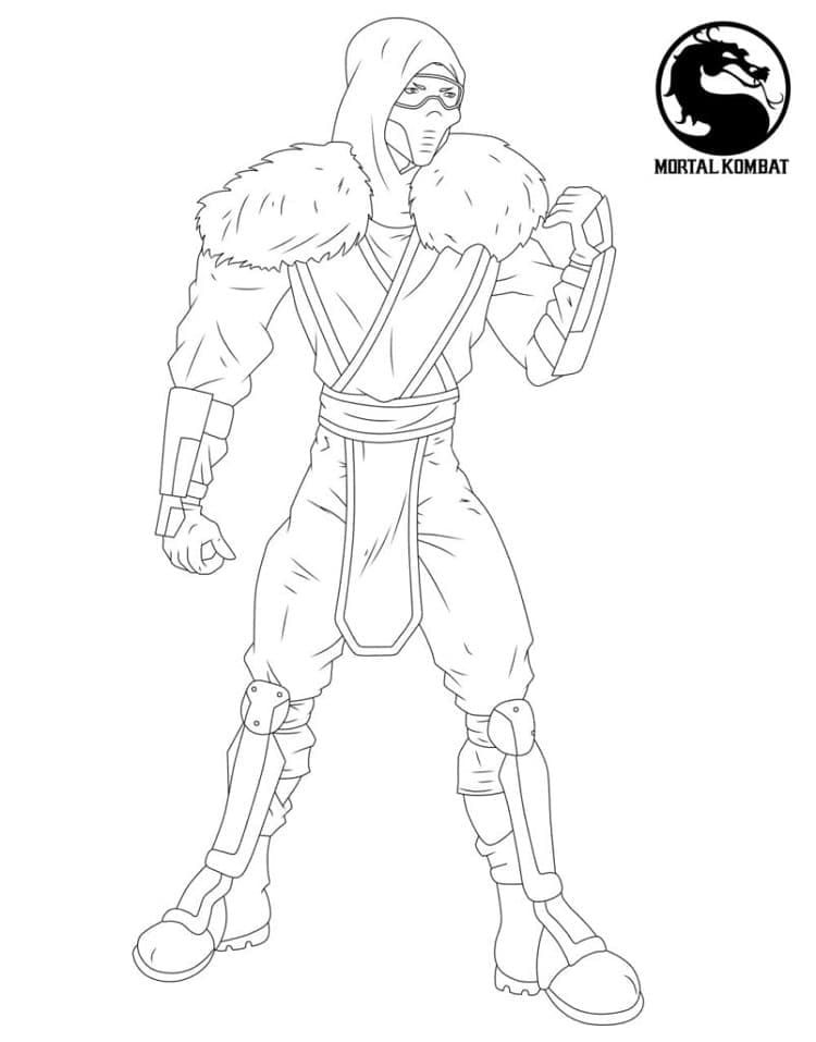 Desenho gratuito Mortal Kombat #207848 da colecao Videogames para imprimir