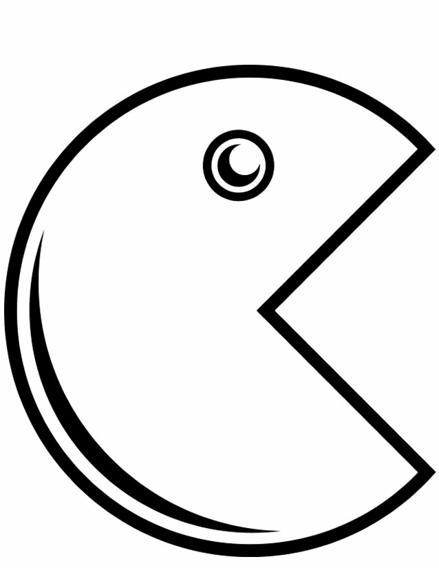 Desenho gratuito Pac-Man #114176 da colecao Videogames para imprimir