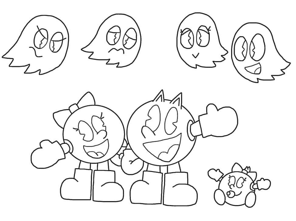 Desenho gratuito Pac-Man #207787 da colecao Videogames para imprimir