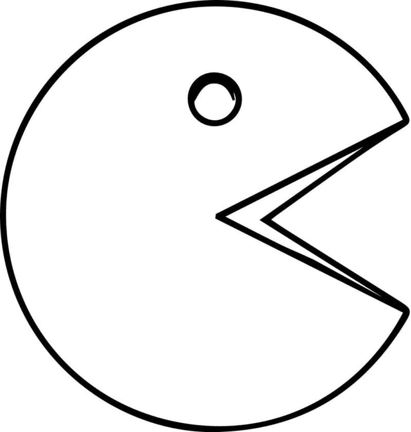 Desenho gratuito Pac-Man #207801 da colecao Videogames para imprimir