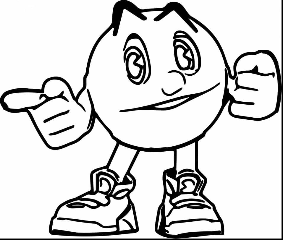 Desenho gratuito Pac-Man #207802 da colecao Videogames para imprimir