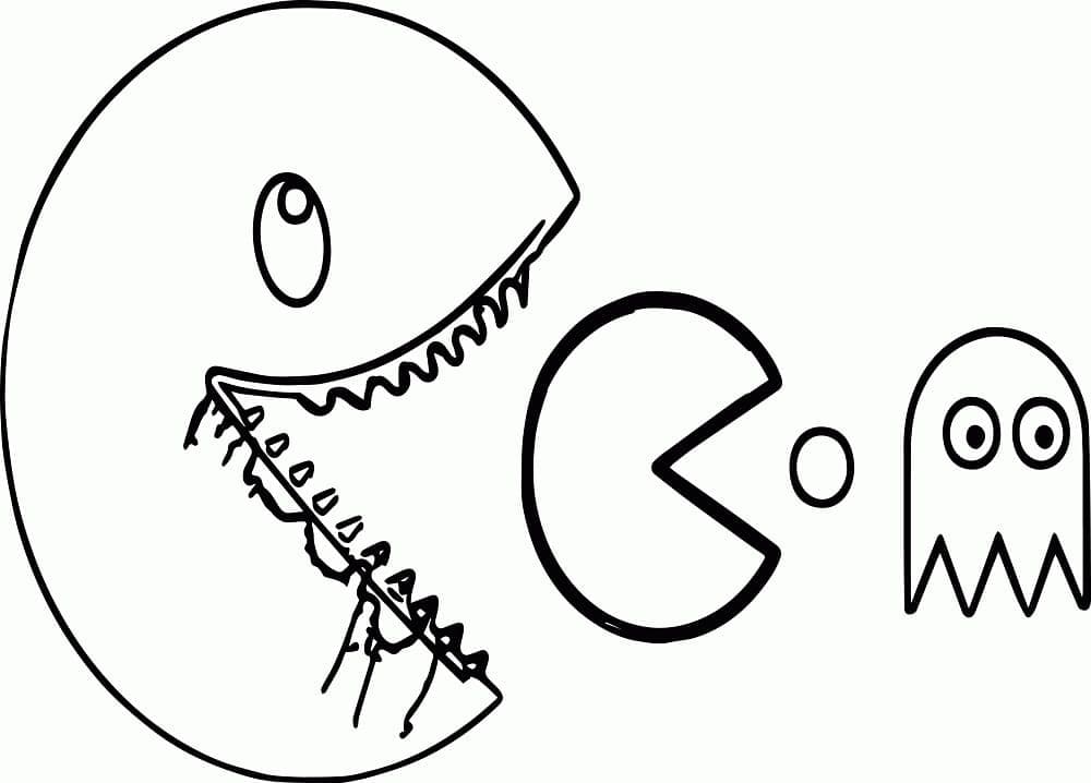 Desenho gratuito Pac-Man #207810 da colecao Videogames para imprimir