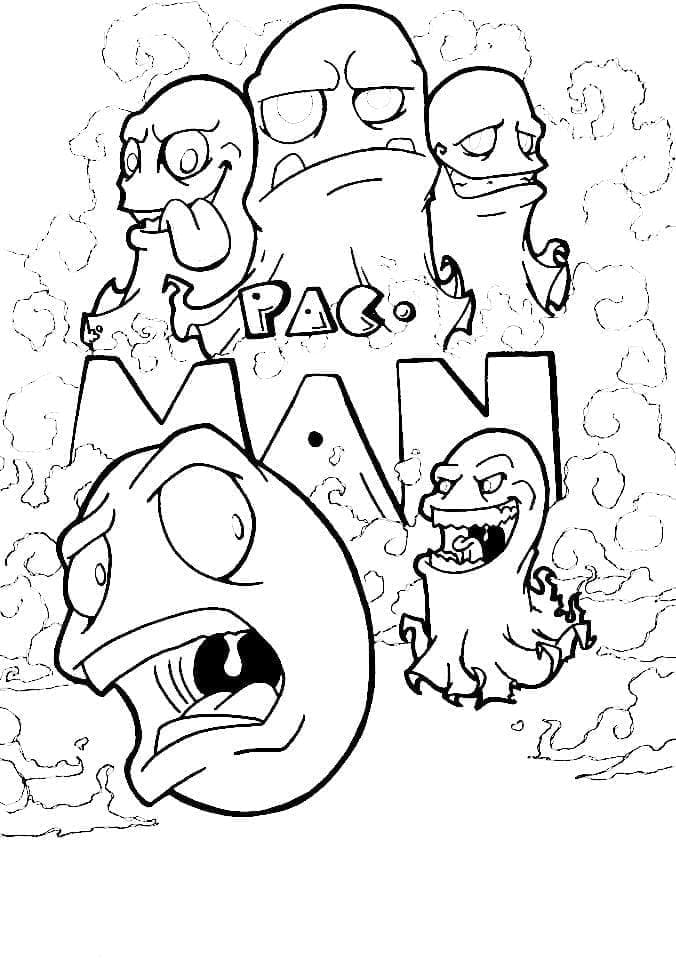 Desenho gratuito Pac-Man #207812 da colecao Videogames para imprimir