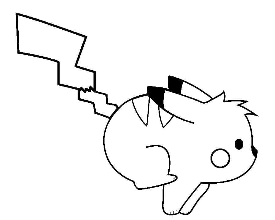 Desenho gratuito Pikachu #177222 da colecao Videogames para imprimir