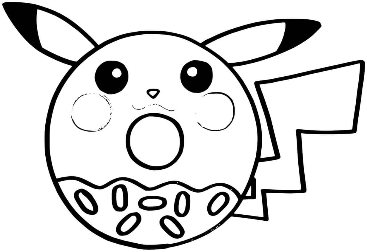 Desenho gratuito Pikachu #215392 da colecao Videogames para imprimir