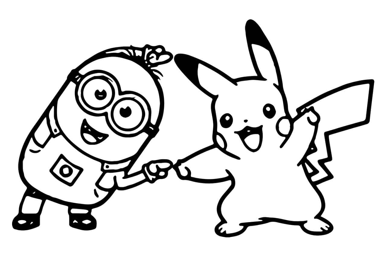 Desenho gratuito Pikachu #215397 da colecao Videogames para imprimir