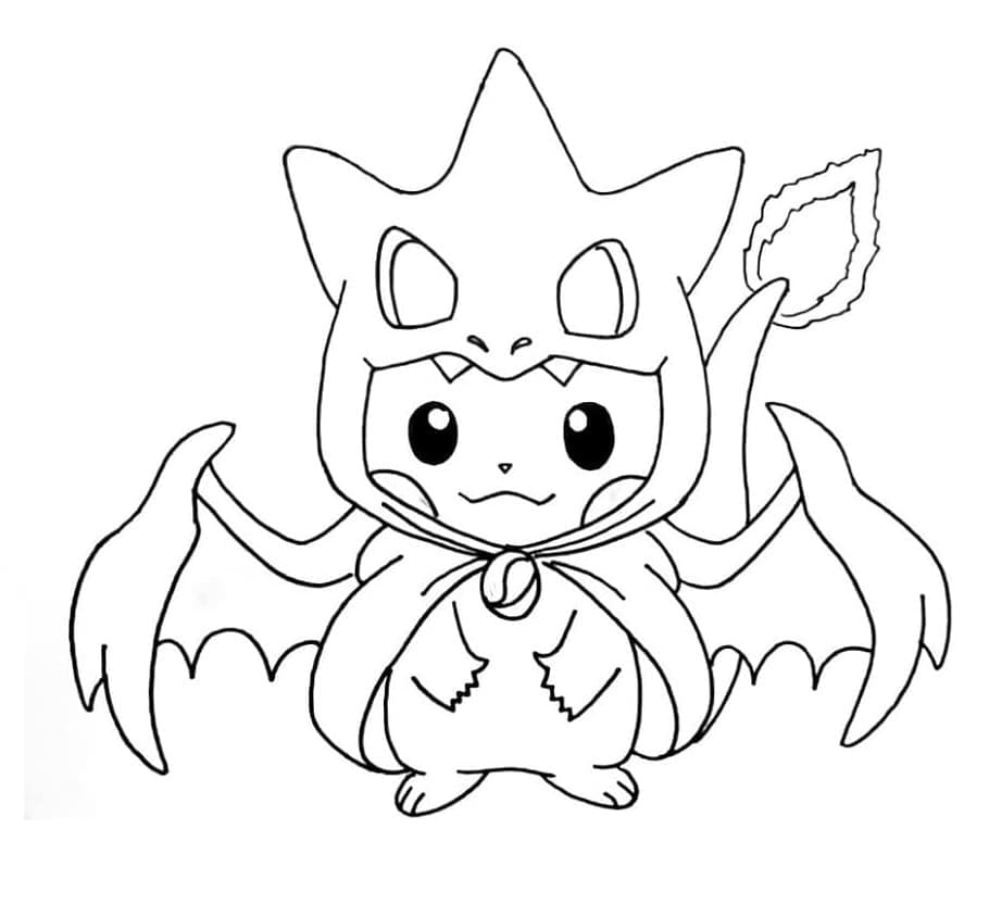 Desenho gratuito Pikachu #215400 da colecao Videogames para imprimir